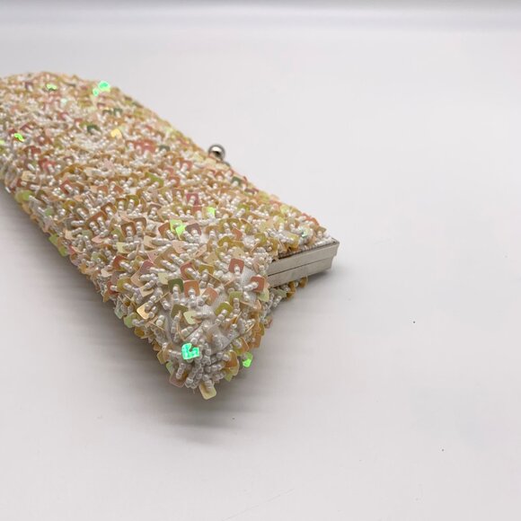 Unbranded Iridescent Embellished Convertible Clutch - Picture 9 of 11